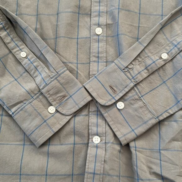 Lucky Brand Medium Gray Button Front Shirt - Picture 5 of 7